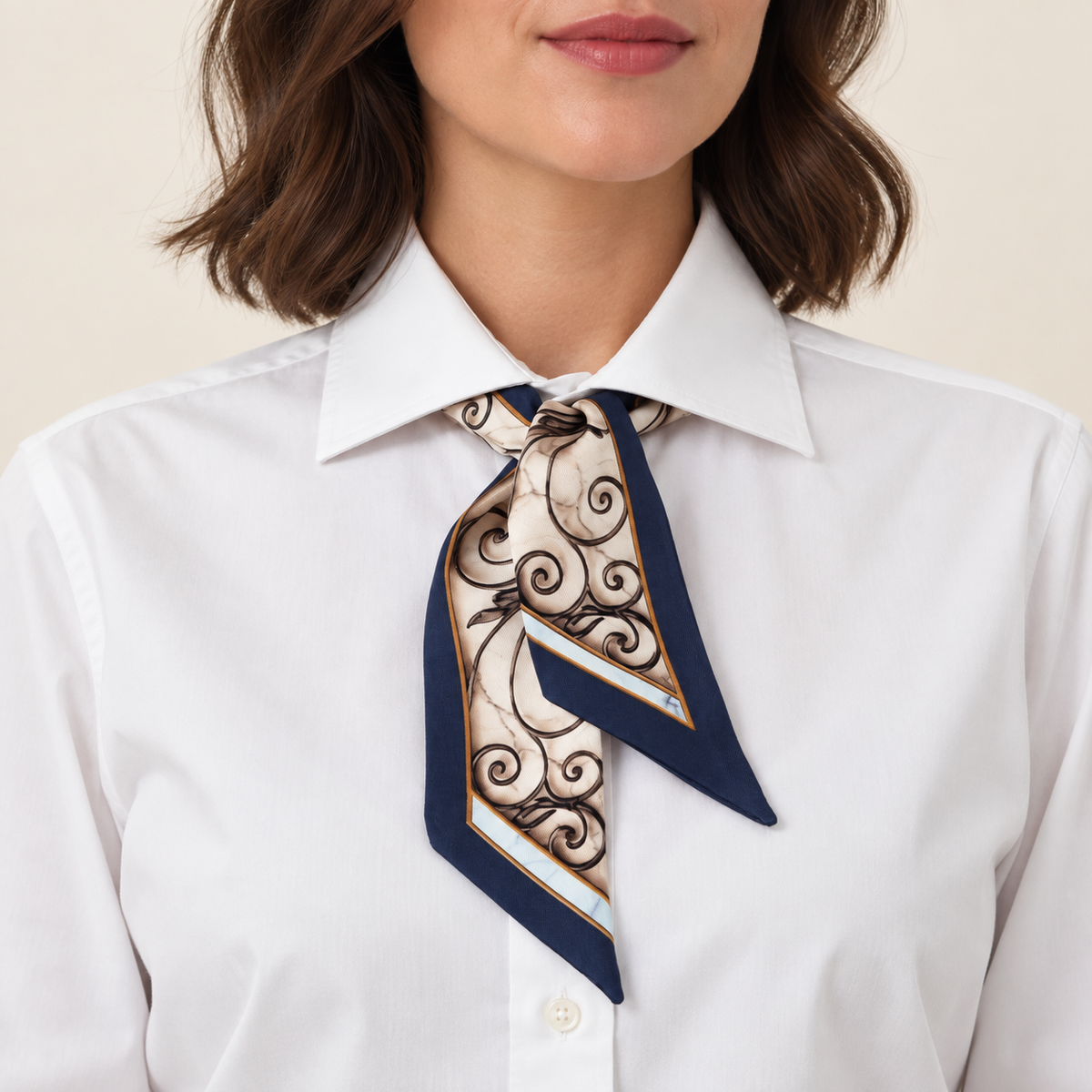 Volute di Como Silk Twilly